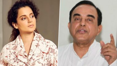 Kangana Ranaut Gets Subramanian Swamy’s Support After BMC Demolishes Her Mumbai Office, Says ‘We Are with Her in This Struggle’ (Read Tweet)