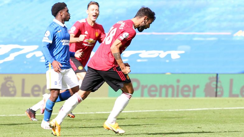 EPL 2020-21: Bruno Fernandes' 100th Minute Penalty Helps Manchester United Beat Brighton, Fans Slam VAR For Favouring Red Devils