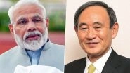 Yoshihide Suga Elected as Prime Minister of Japan: PM Narendra Modi Congratulates New Japanese Premier on his Appointment