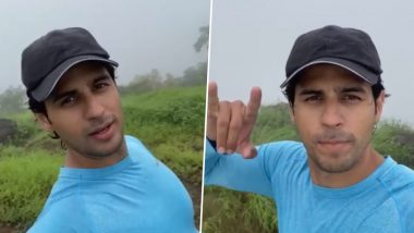 Sidharth Malhotra Treats Fans With a Mesmerising Glimpse of His Trekking Journey (Watch Video)