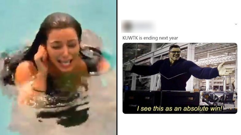 KUWTK Ending Funny Memes, GIFs and Jokes Take Over Twitter: Hate It or Love It, You Cannot Ignore These Reactions to ‘Keeping With the Kardashians’ Wrapping Up After 20th Season!