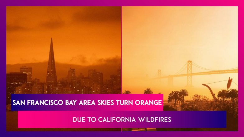 California Wildfires Turn San Francisco Bay Area Skies Orange & Red As ...