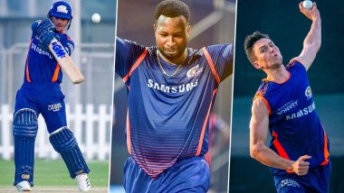 MI Playing XI in IPL 2020: 4 Overseas Players Who Could Feature in Mumbai Indians Line Up Throughout Dream11 Indian Premier League