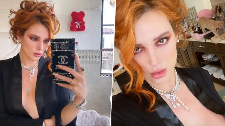 Bella Thorne Teases Insta Fans With a Sexy Satin Robe Promoting Her OnlyFans Page After the Whole Controversy on the Website With Sex Workers