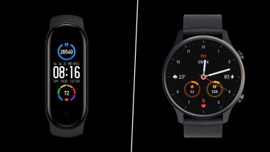 Xiaomi Smarter Living 2021: Mi Watch Revolve, Mi Smart Band 5 & Mi Smart Speaker Launched in India; Check Prices, Features & Specifications