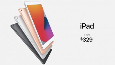 Apple iPad 8 With A12 Bionic Chip Launched in India With Starting Price of Rs 29,900; Features, Variants & Other Details