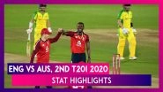 ENG vs AUS Stat Highlights, 2nd T20I 2020: Jos Buttler, Bowlers Power England To Series Win
