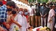 SP Balasubrahmanyam Funeral: Thalapathy Vijay Attends The Last Rites Of The Legendary Singer Performed By His Son SPB Charan (View Pics)