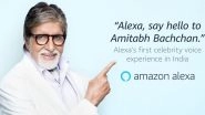Amitabh Bachchan Partners With Amazon&rsquo;s Alexa, To Be the First Celebrity Voice For the AI-Based Device