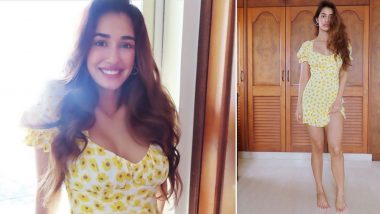 380px x 214px - Disha Patani Is a Sight to Behold As She Glams Up In a Summery Floral Dress  (View Pics) | ðŸ‘— LatestLY
