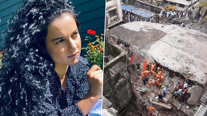 Bhiwandi Building Crash: Kangana Ranaut Slams Shiv Sena and BMC for Their Negligence As More than 40 Die Due to the Tragic Incident (Read Tweet)