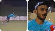 Axar Patel Grabs a Screamer in the Nets Ahead of Delhi Capitals vs Kings XI Punjab, IPL 2020 (Watch Video)