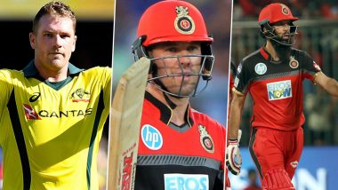 RCB Playing XI in IPL 2020: 4 Overseas Players Who Could Feature in Royal Challengers Bangalore Line Up Throughout Dream11 Indian Premier League