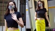 Ananya Panday Flaunts Her &lsquo;Kaali Peeli&rsquo; Fashion, But Not Without A Face Mask (View Pics)
