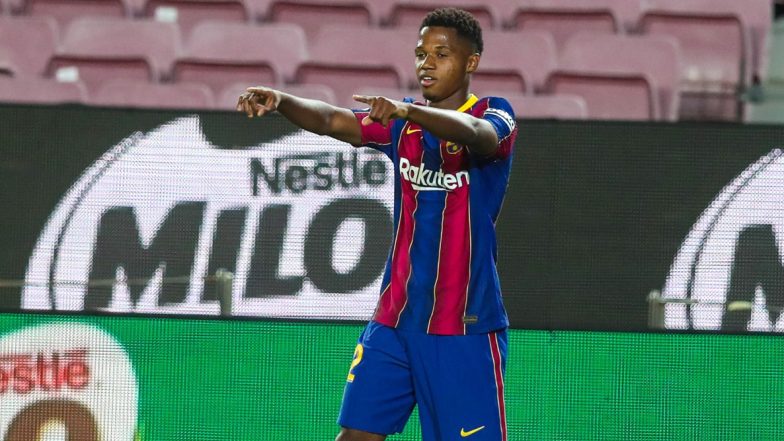 Ansu Fati Scores Twice as Barcelona Kick-Start La Liga 2020-21 Campaign With 4-0 Triumph over Villarreal (Watch Goal Video Highlights)