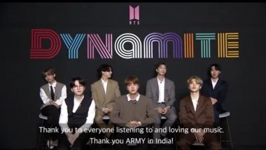 BTS Gives a Good Luck Message for K-Pop India Contest 2020 Grand Finale Particpants, BTS Army Goes Crazy Over 'Namaste India' (Watch Video)