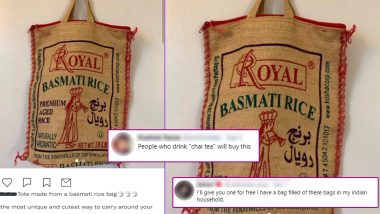 Basmati Rice Tote Bag is Selling Online and Desi People Are Losing Their Mind Over This 'Fashion'