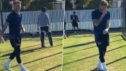 IPL 2020 Players&rsquo; Update: Ben Stokes Rattles Stumps as RR All-Rounder Resumes Training in Christchurch (Watch Video)