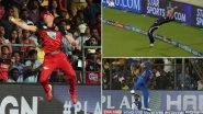 Best Catches in IPL History: Kieron Pollard&rsquo;s One-Handed Take, AB de Villiers' Gravity-Defying Catch and Other Top Catches in Indian Premier League (Watch Videos)