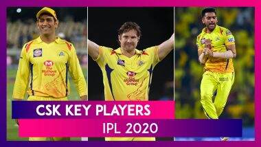 MS Dhoni, Shane Watson, Deepak Chahar and Other Key Players for Team Chennai Super Kings (CSK) in IPL 2020