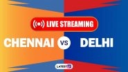 CSK vs DC, IPL 2020 Live Cricket Streaming: Watch Free Telecast of Chennai Super Kings vs Delhi Capitals on Star Sports and Disney+Hotstar Online