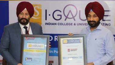 Chandigarh University Bags Overall Diamond Rating in the Prestigious QS I-Gauge 2020 Indian Universities Rating