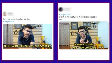 CarryMinati New Meme Templates Trend Online With Funny Memes and Jokes  After YouTuber Ajey Nagar Releases Latest Video | 👍 LatestLY
