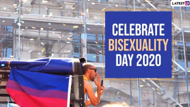 Celebrate Bisexuality Day 2020 Wishes and Images Trend Online: Twitterati Bring Attention to the Bisexual Community, Shares Pictures of Bisexual Pride Flag