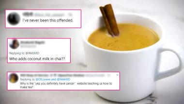 Chai Latte? No Thanks! Video of This Tea Recipe With Spices, Coconut Milk and Maple Syrup Has Offended Desi People and We Don't Blame Them