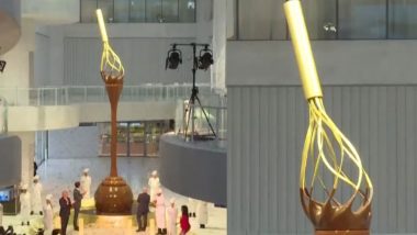 Lindt Launches World’s Tallest Chocolate Fountain at 30ft Featuring 1,500kg of Real Chocolate (Pictures & Videos)