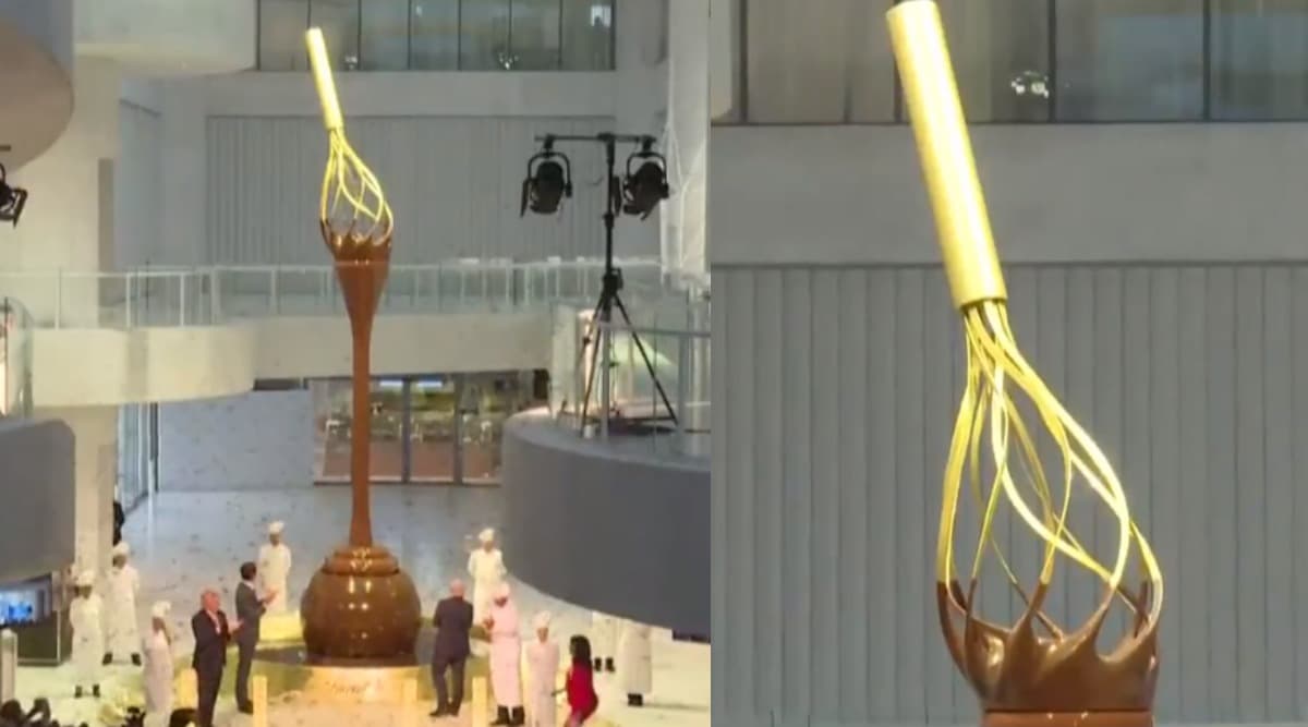 Lindt Launches World’s Tallest Chocolate Fountain at 30ft Featuring 1,500kg of Real Chocolate