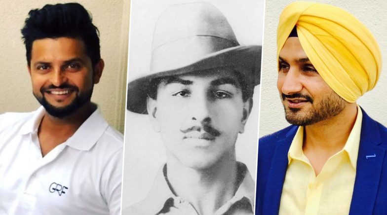 Bhagat Singh 113th Birth Anniversary: Harbhajan Singh, Suresh Raina ...