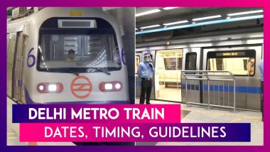 Delhi Metro Trains: Dates, Timings For Resumption Of Services From September 7 On Yellow, Red, Blue, Pink, Violet Lines; Hardeep Singh Puri Issues Guidelines For Operations