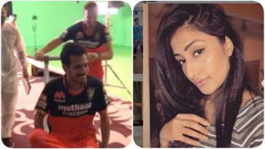 Yuzvendra Chahal Says ‘Take Me Home’ As he Chills on The Sets of a Shoot With RCB Teammate AB de Villiers, Fiancee Dhanashree Verma Has a Hilarious Reply