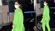 Deepika Padukone Stuns in a Neon Green Outfit As She Jets Off to Goa For the Shooting Of Shakun Batra Film (View Pics)