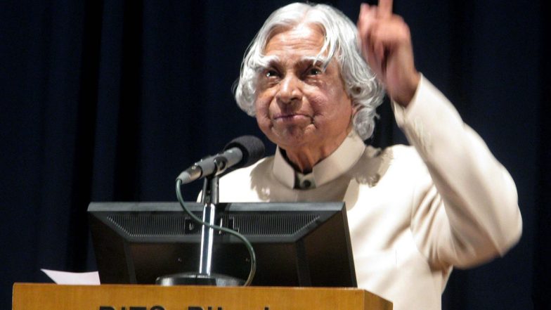 APJ Abdul Kalam Death Anniversary 2021: Leaders Across Political Spectrum Pay Tributes to India's 'Missile Man'