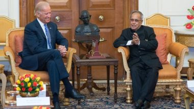 Pranab Mukherjee Dies at 84: Former President Believed Deeply in Importance of India, US Tackling Global Challenges Together, Says Joe Biden