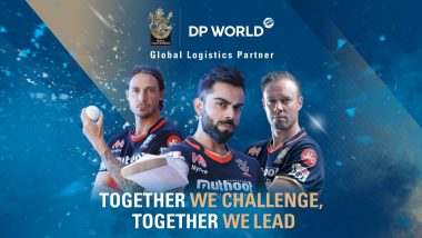 IPL 2020 Team Sponsorship: DP World Ties Up with Royal Challengers Bangalore to Act as Logistics Partner