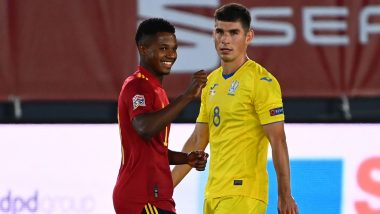 SPA 4-0 UKR, UEFA Nations League 2020–21 Match Result: Ansu Fati Becomes Spain's Youngest Goalscorer