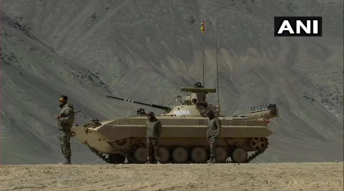 Agency News Indian Army Deploys T 90 And T 72 Tanks Near Lac In Chumar Demchok Area Of Ladakh Watch Video Latestly