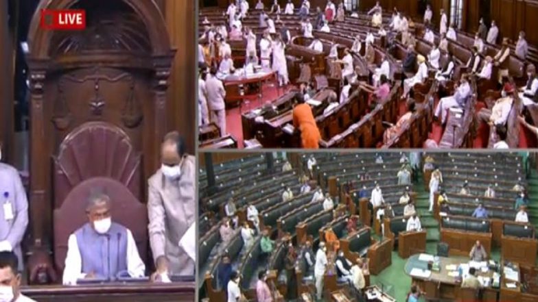 Agricultural Reform Bills: Rajya Sabha Passes 2 Farm Bills Amid Protests by Opposition Leaders And Farmers