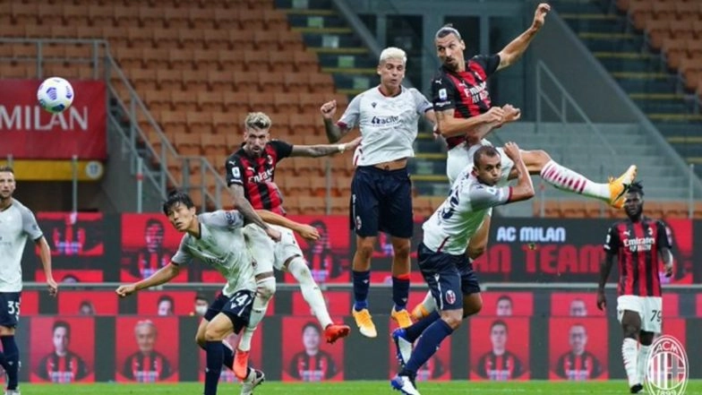 AC Milan 2-0 Bologna, Serie A 2020-21 Match Result: Zlatan Ibrahimovic Scores Twice as Milan Win Season Opener