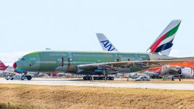 Last Ever Airbus A380 Rolls Out From Final Assembly Line in France