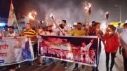 Farm Bills Protests: Youth Congress Takes Out Torch Rally in Delhi Against Government