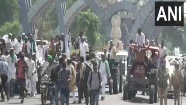 Farm Bills Protest in Uttar Pradesh: Farmers Stopped at Noida-Delhi Border, Police Deployed