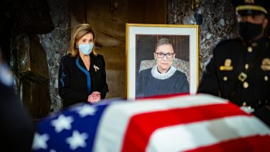 Ruth Bader Ginsburg Becomes 1st Woman to Lie in State at US Capitol