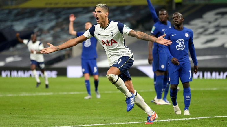 Tottenham Hotspur vs Chelsea Penalty Video Highlights: Erik Lamela Shines as Spurs Win 5&ndash;4 in Penalty Shootout to Reach Carabao Cup 2020&ndash;21 Quarter-Finals