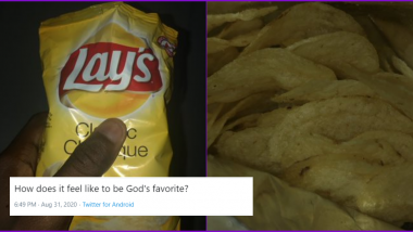 Man Gets Lays Packet Full of Chips With No Air! Netizens Call Him 'God's Favourite Child' (Check Viral Pic)