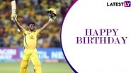 Ambati Rayudu Birthday Special: 100 vs SRH & Other Best Knocks by the CSK Star in IPL
