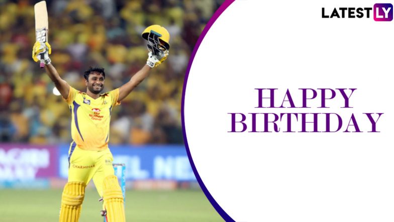 Ambati Rayudu Birthday Special: 100 vs SRH & Other Best Knocks by the CSK Star in IPL